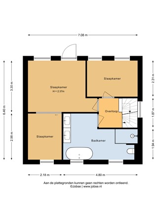 Floorplan - Groen van Prinsterersingel 53, 3752 DD Bunschoten-Spakenburg